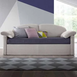 Viadurini Italian Sofas Moderne Schlafsofas-Modernes Schlafsofa gepolstert in zweifarbigem Stoff Made in Italy - Kayla