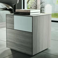 Viadurini Night Design Schlafzimmer Komplett-Modernes Schlafzimmer mit 4 Elementen im modernen Stil Made in Italy - Lusinda