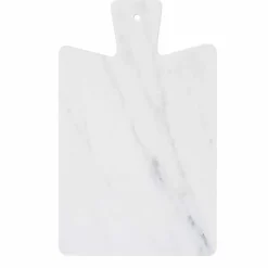 Viadurini Kitchen Küchenzubehör-Modernes Schneidebrett aus weißem Carrara-Marmor Made in Italy - Biblon