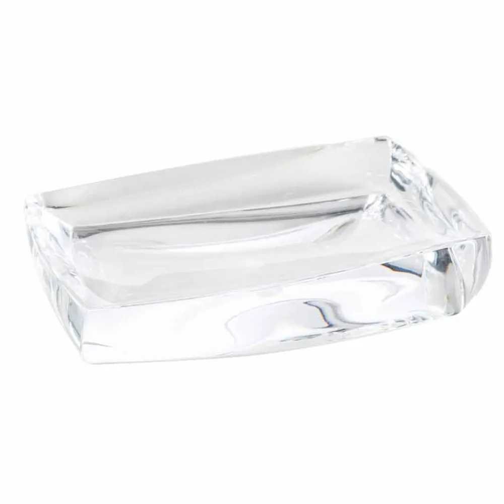 Viadurini Bathroom Badzubehör-Modernes Set für Badspender, Glas, Seifenhalter Torraca