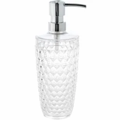 Viadurini Bathroom Badzubehör-Modernes Set für Badspender, Glas, Seifenhalter Netro