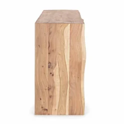 Viadurini Living Anrichte-Modernes Sideboard aus Akazienholz mit 2 Türen und 3 Schubladen Homemotion - Lauro