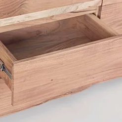 Viadurini Living Anrichte-Modernes Sideboard aus Akazienholz mit 2 Türen und 3 Schubladen Homemotion - Lauro