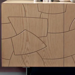 Viadurini Living Sideboards-Modernes Sideboard aus furniertem Eschenholz, hergestellt in Italien – Galassia