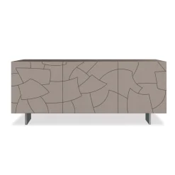 Viadurini Living Sideboards-Modernes Sideboard aus furniertem Eschenholz, hergestellt in Italien – Galassia