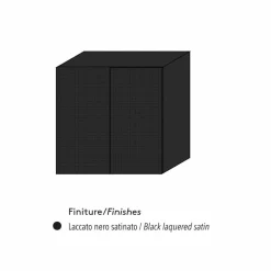 Viadurini Living Anrichte-Modernes Sideboard aus MDF 2 türig Flora Modell