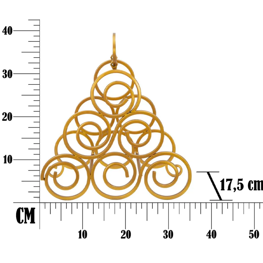 Viadurini Living Design Weinregal-Modernes 6-Sitzer-Bodenflaschenregal aus Eisen - Cyrus