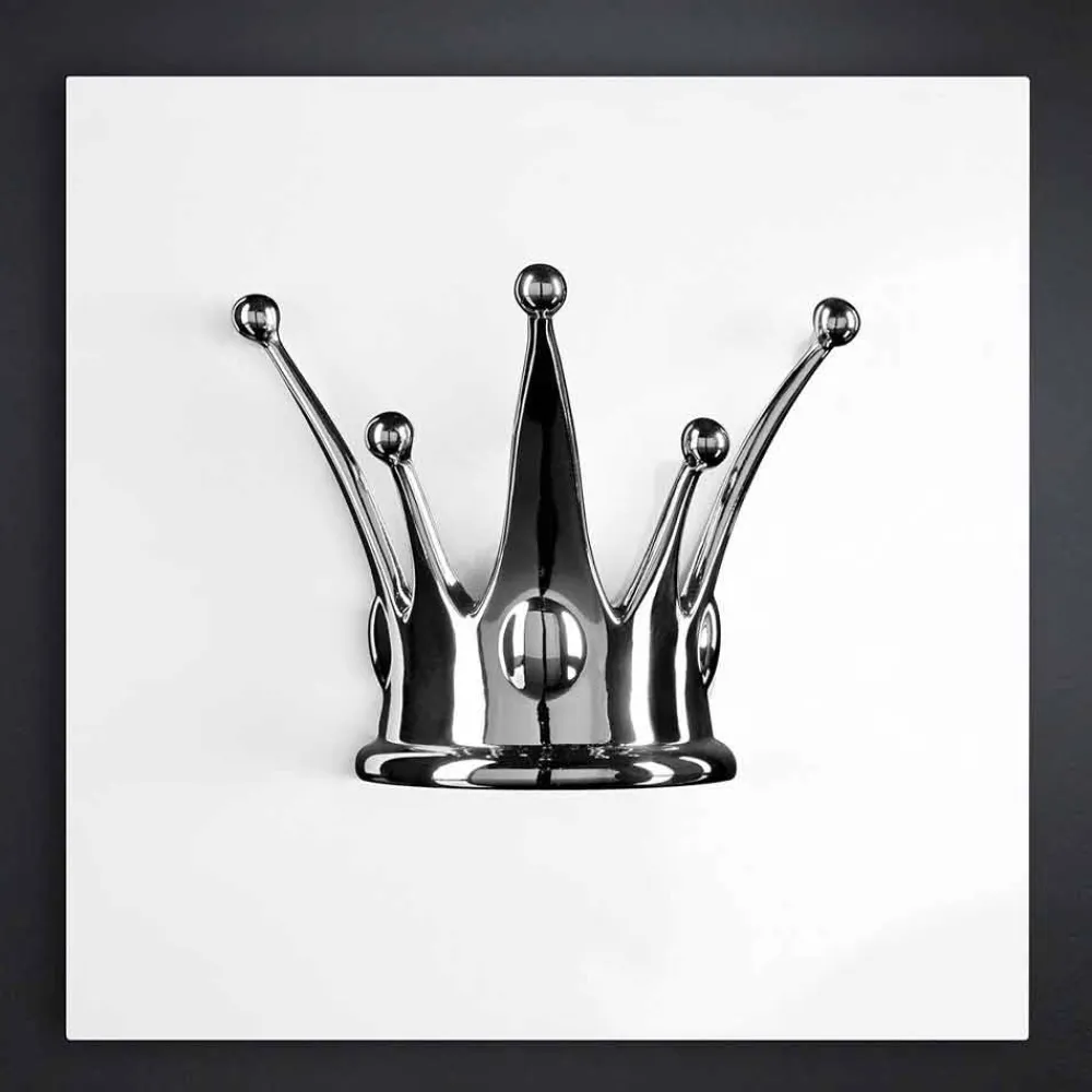 Viadurini Living Abstrakte Bilder-Modernes Wandbild aus Holz und Harz Made in Italy - Corona