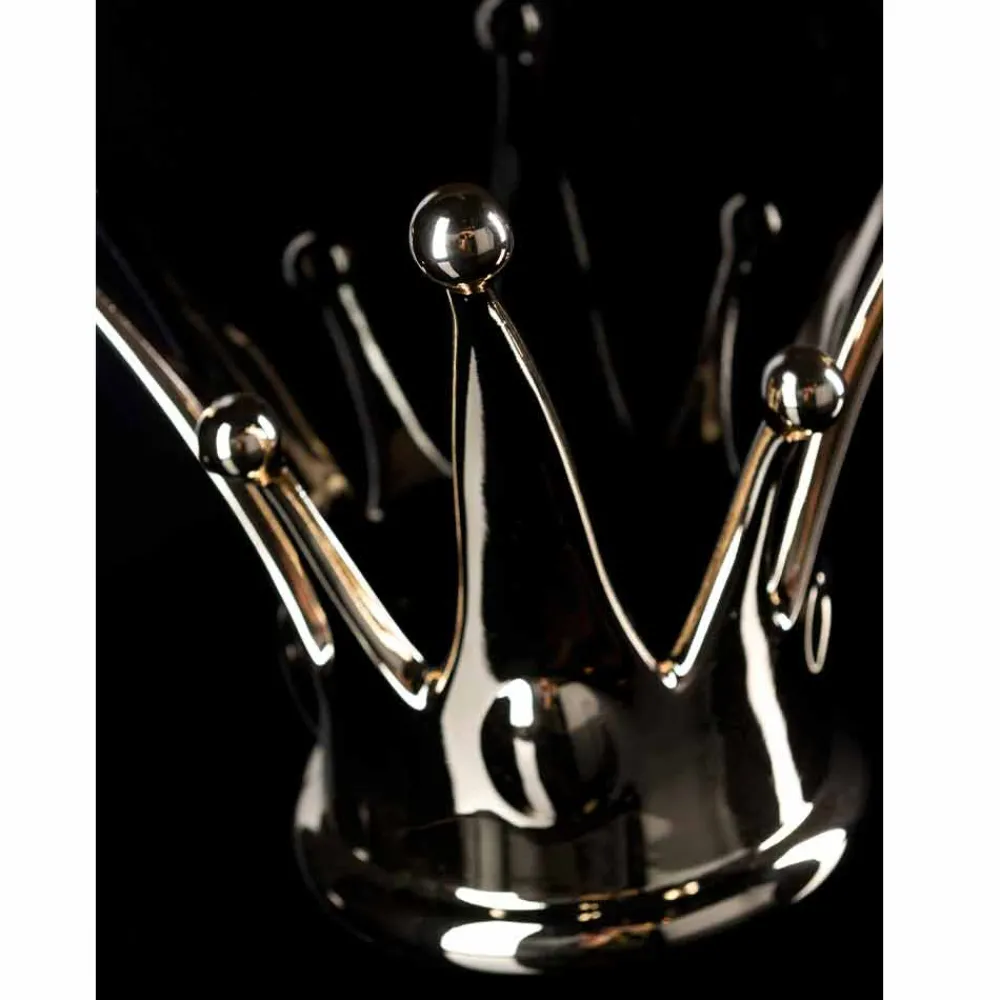 Viadurini Living Abstrakte Bilder-Modernes Wandbild aus Holz und Harz Made in Italy - Corona