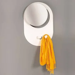 Viadurini Living Wandgarderobe-Modernes Wandgarderobe aus Stahl mit Spiegel Made in Italy - Pilippo