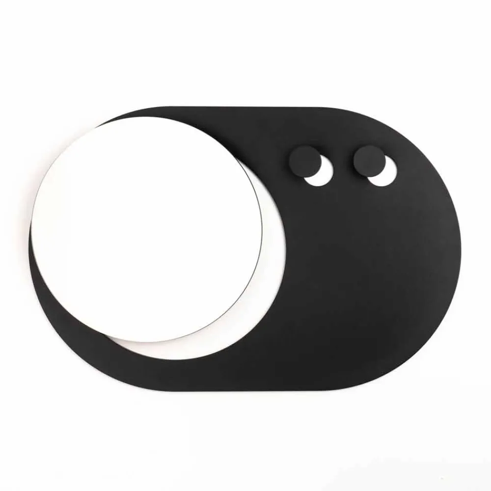 Viadurini Living Wandgarderobe-Modernes Wandgarderobe aus Stahl mit Spiegel Made in Italy - Pilippo