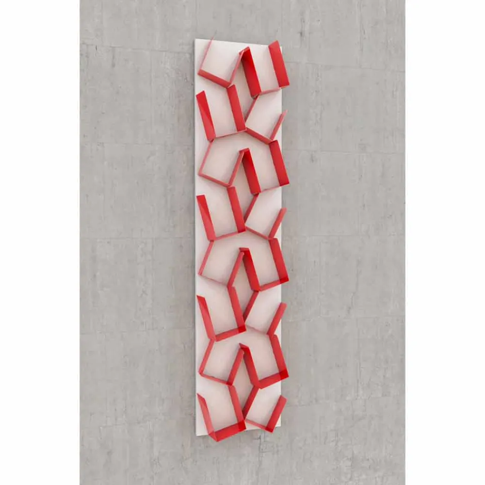 Mabele Moderne Design Bücherregale-Modilierbare Bücherregal Kaos 1 Modul L=50 , aus lackiertes Metall