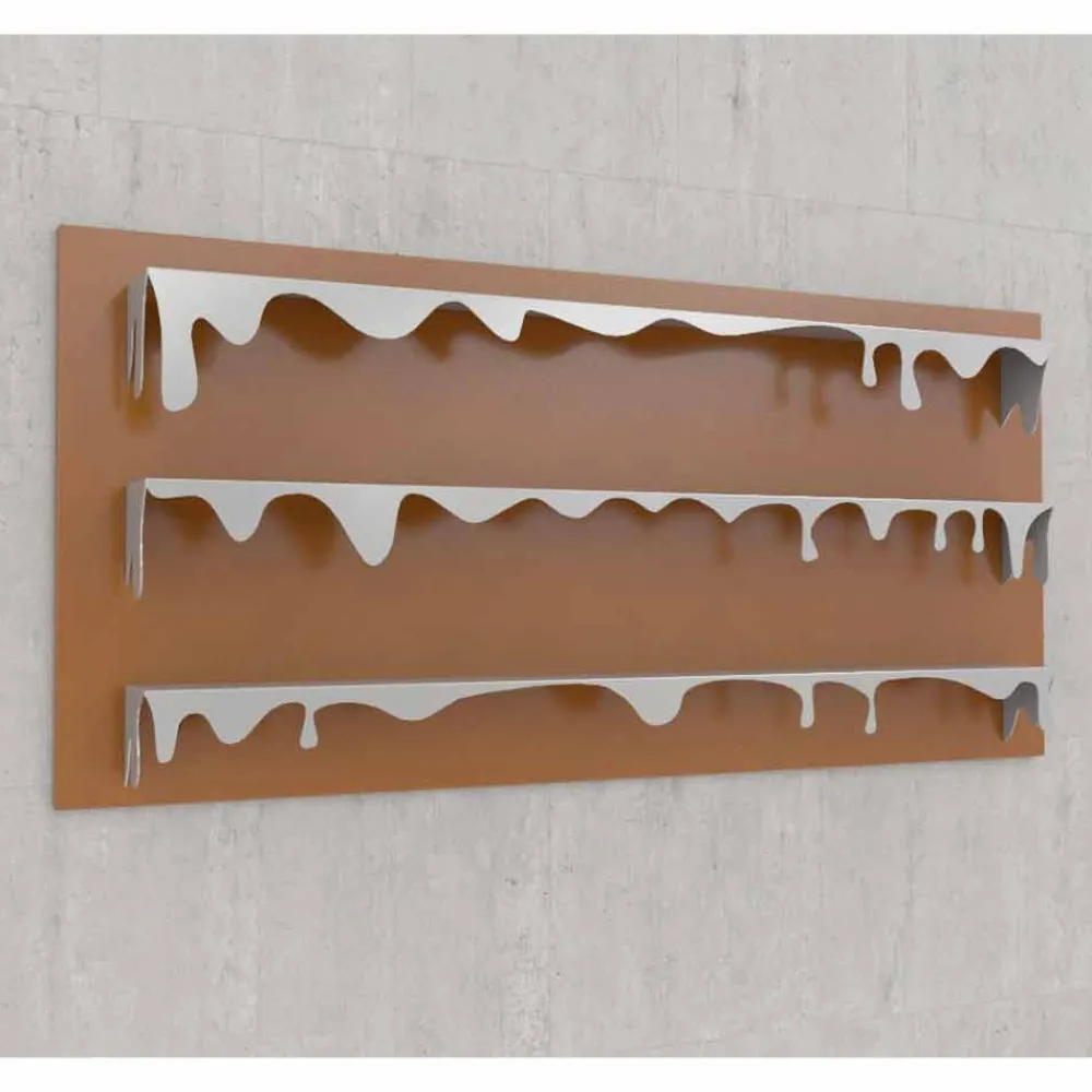 Mabele Moderne Design Bücherregale-Modilierbare moderne Design Bücherregal Kolata mit 3 Regale Made in Italy