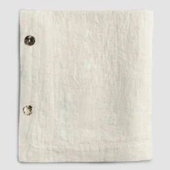 Viadurini Textile Tischdecken-Modulare Tischdecke aus farbigem Leinen mit Knopflöchern und 10 Knöpfen - Mediterranea