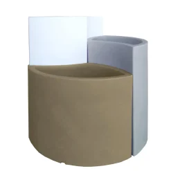 Viadurini in the Garden Gartenideen-Modulare Vasen aus farbigem Polyethylen Made in Italy 3 Stück - Blumen