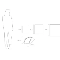 Viadurini in the Garden Gartenideen-Modulare Vasen aus farbigem Polyethylen Made in Italy 3 Stück - Blumen