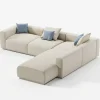 Viadurini in the Garden Gartensofas-Modulares Gartensofa aus marineblauem Sperrholz Made in Italy - Bahias