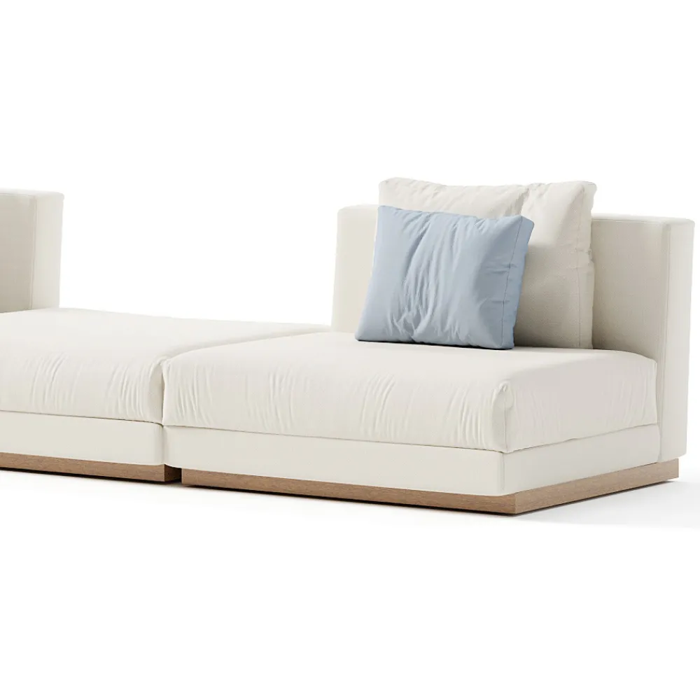 Viadurini in the Garden Gartensofas-Modulares Gartensofa aus Stoff Made in Italy - Rubik