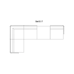 Viadurini in the Garden Gartensofas-Modulares Gartensofa aus Stoff Made in Italy - Rubik