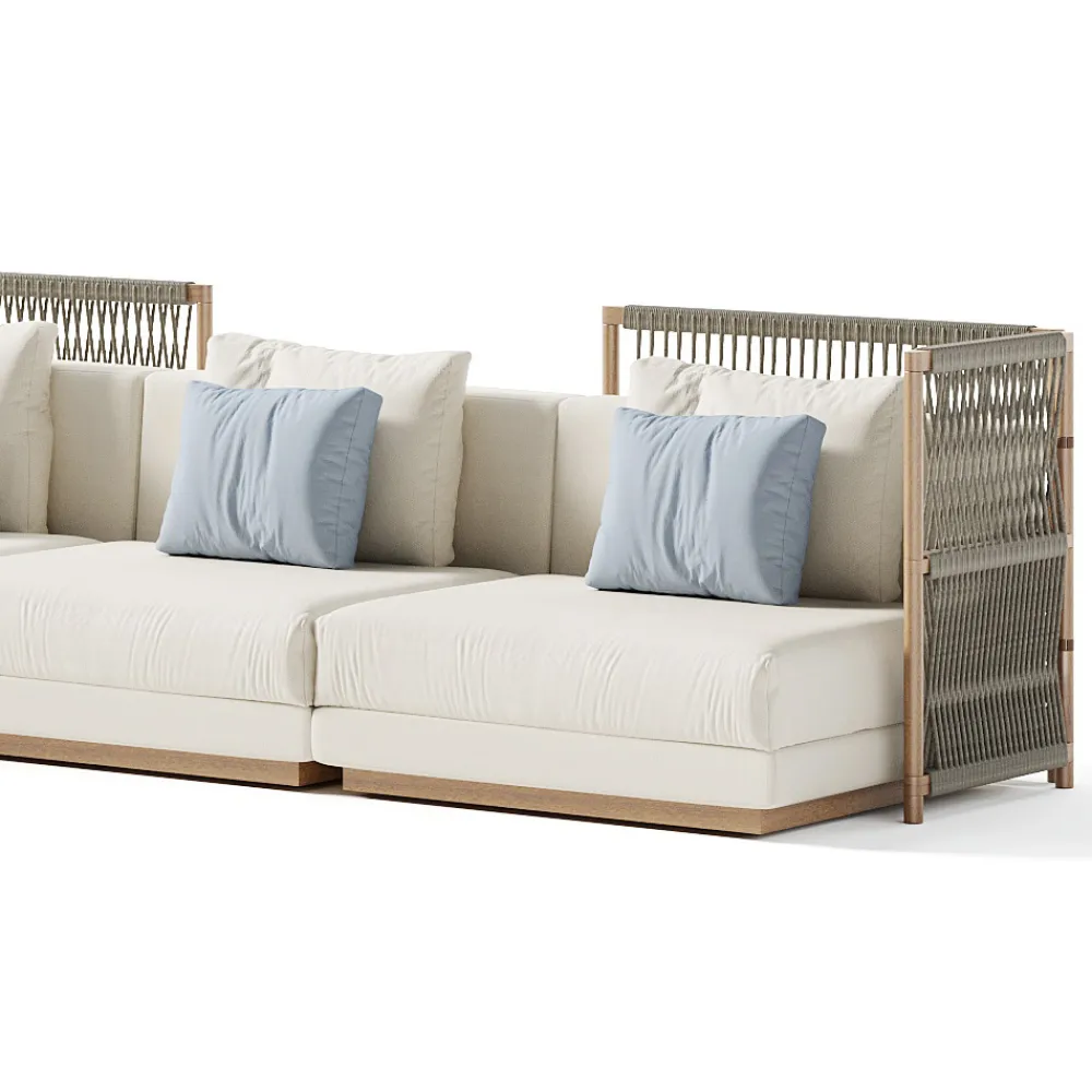 Viadurini in the Garden Gartensofas-Modulares Gartensofa Made in Italy - Rubik