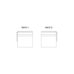 Viadurini in the Garden Gartensofas-Modulares Gartensofa mit niedriger Holzstruktur Made in Italy - Rubik