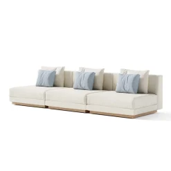 Viadurini in the Garden Gartensofas-Modulares Outdoor-Sofa aus Stoff Made in Italy - Rubik