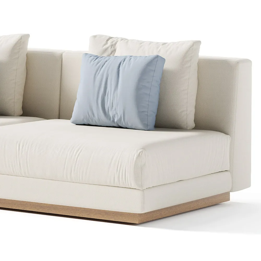 Viadurini in the Garden Gartensofas-Modulares Outdoor-Sofa aus Stoff Made in Italy - Rubik