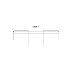 Viadurini in the Garden Gartensofas-Modulares Outdoor-Sofa aus Stoff Made in Italy - Rubik