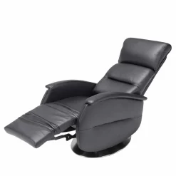 Stile Relax Aufstehsessel Und Massagesessel-Motorisierter Relax- Drehsessel aus Stoff/Leder/Kunstleder Gemma