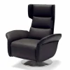 Stile Relax Aufstehsessel Und Massagesessel-Motorisierter Relax-Drehsessel aus Stoff/Leder/Kunstleder 2 Motoren Bao