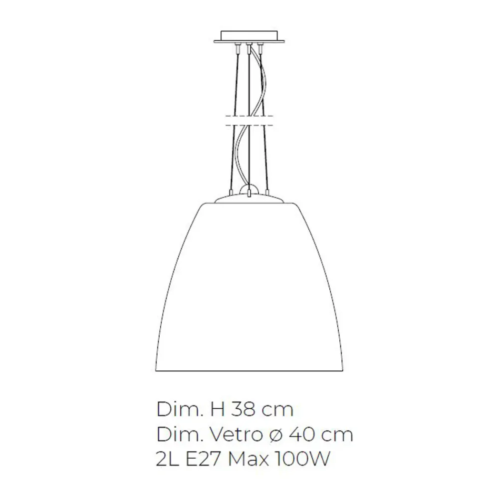 Viadurini Vetro di Venezia Murano Lampen|Moderne Pendelleuchten-Mundgeblasene Hängelampe aus venezianischem Glas - Flora