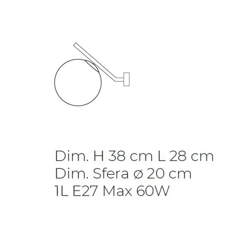 Viadurini Vetro di Venezia Murano Lampen|Moderne Wandleuchten-Mundgeblasene Wandleuchte aus venezianischem Glas - Schnee