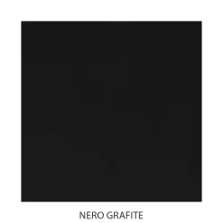 Viadurini Night Design Nachttische-Nachttisch aus Eisenrohr, Graphitschwarz-Finish, hergestellt in Italien – Santorini