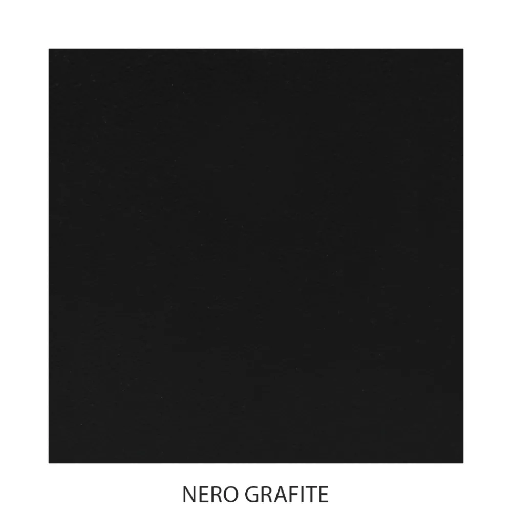 Viadurini Night Design Nachttische-Nachttisch aus Eisenrohr, Graphitschwarz-Finish, hergestellt in Italien – Santorini