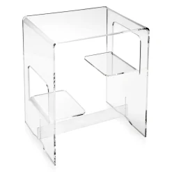 Viadurini Living Nachttische|Moderne Couchtische-Nachttisch aus transparentem oder geräuchertem Plexiglas Made in Italy - Lollao