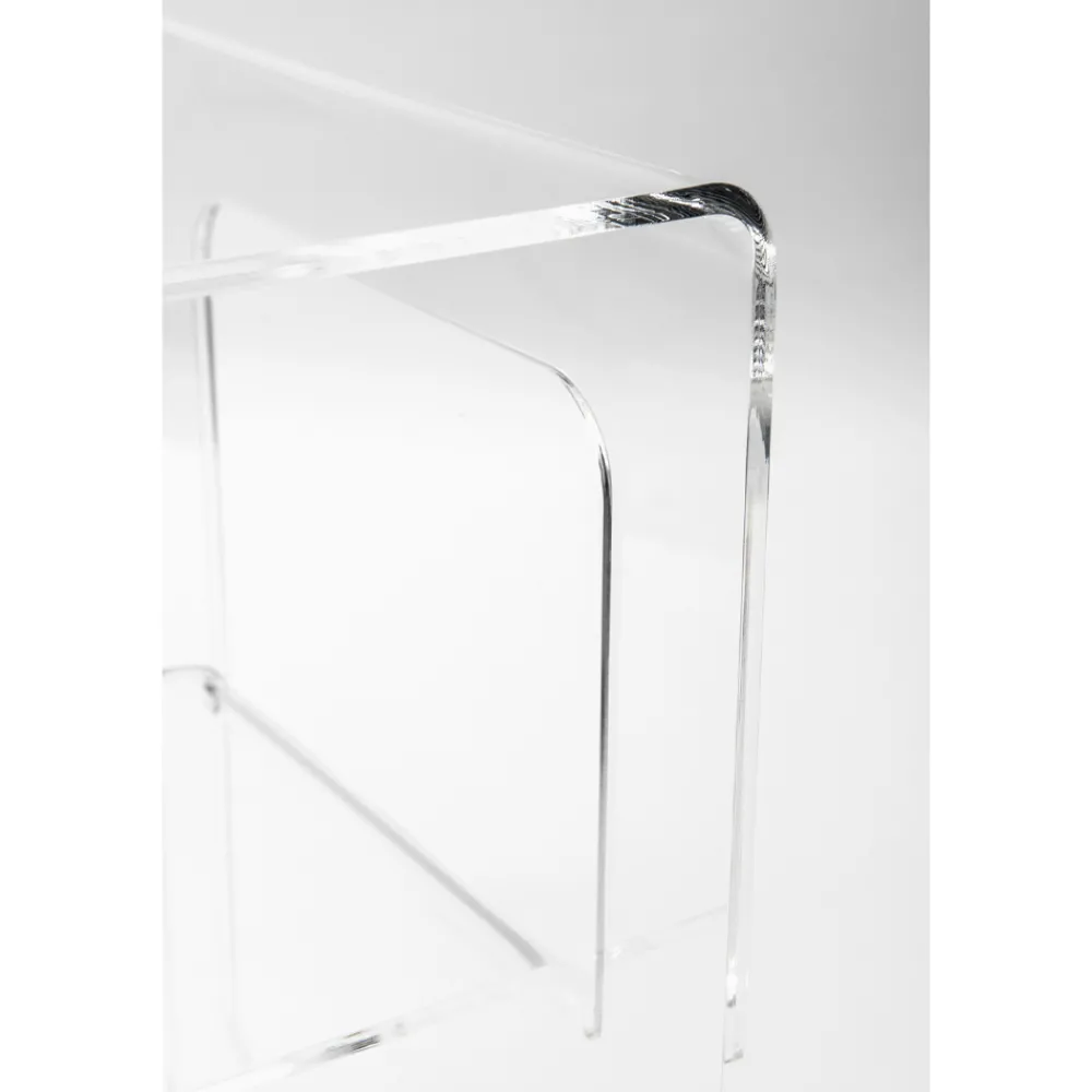 Viadurini Living Nachttische|Moderne Couchtische-Nachttisch aus transparentem oder geräuchertem Plexiglas Made in Italy - Lollao