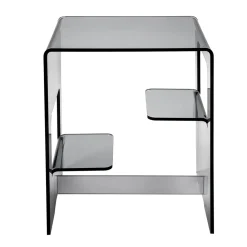 Viadurini Living Nachttische|Moderne Couchtische-Nachttisch aus transparentem oder geräuchertem Plexiglas Made in Italy - Lollao