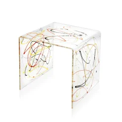 Viadurini Living Nachttische|Moderne Couchtische-Nachttisch aus transparentem und farbigem Plexiglas 2 Größen - Pelere
