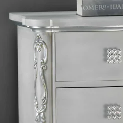 Viadurini Living Nachttische-Nachttisch im klassischen Wohnstil aus Massivholz Bone