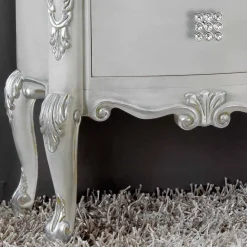 Viadurini Living Nachttische-Nachttisch im klassischen Wohnstil aus Massivholz Bone