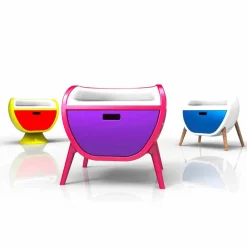 Viadurini Design Nachttische-Nachttisch in modernem Design Gauche Made in Italy