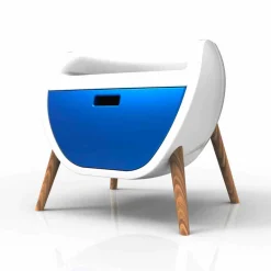 Viadurini Design Nachttische-Nachttisch in modernem Design Gauche Made in Italy