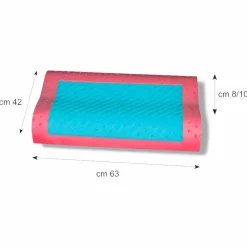 Viadurini Night Design Kopfkissen-Nackenstützkissen aus Memory Ginseng und Memory AirSense, 2 Stücke  – Tamigi