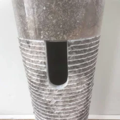 Viadurini Bathroom Steinwaschbecken-Naturstein konisches freistehendes Becken Iga, einzigartiges Design