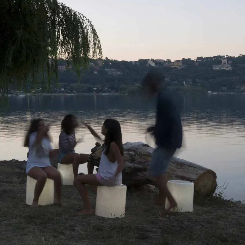 In-es.artdesign Design Beleuchtung-Nebulite Außenleuchte Bin F Nebula Out Boden