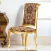 Viadurini Living Klassische Stühle-Neobarock Stuhl Velour aus Blattgold Bellini