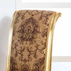 Viadurini Living Klassische Stühle-Neobarock Stuhl Velour aus Blattgold Bellini