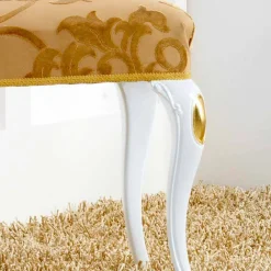 Viadurini Living Klassische Stühle-Neobarock Stuhl weiß Tristan