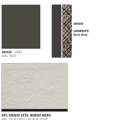 Varaschin Garten Beistelltisch-Niedrige Tischplatte HPL oder Keramik Made in Italy - Emmacross von