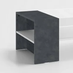 Viadurini Living Moderne Couchtische-Niedriger Couchtisch für das Wohnzimmer aus weißem Holz 3 Ausführungen - Rames